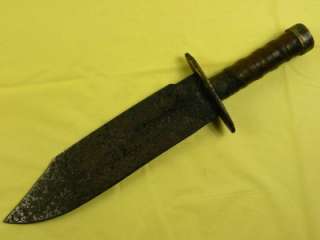 US OR BRITISH WW1 HUGE FIGHTING BOWIE KNIFE DAGGER 1917  
