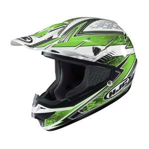  HJC Helmet Motocross Cs Mx Blizzard Green M Automotive