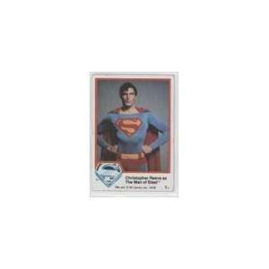 1978 Superman The Movie (Trading Card) #1   Christopher Reeve as The 