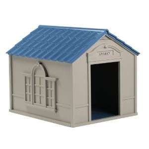 New Suncast Deluxe Personalized Large Dog House  
