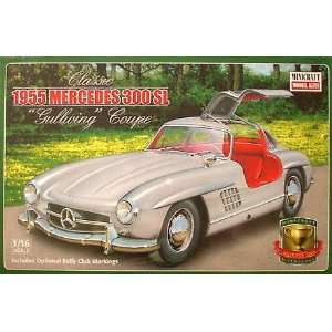  1955 Mercedes 300 SL Gullwing Coupe 1 16 Minicraft Toys 