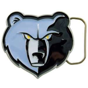 Memphis Grizzlies Pewter Team Logo Belt Buckle  Sports 