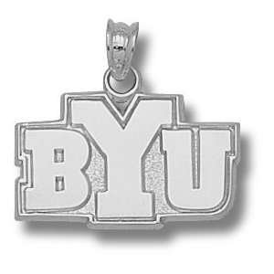  BYU 1/2in Pendant Sterling Silver Jewelry