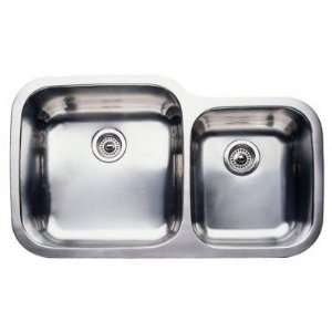  Blanco 440157 36 S. Steel Double Bowl Kitchen Sink
