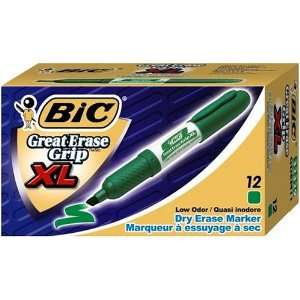  BIC Great Erase Grip XL Dry Erase Whiteboard Markers 