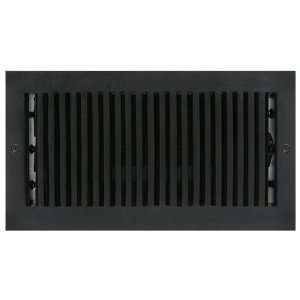 Cast Iron Floor Register with Louvers   6 x 12 (7 3/8 x 14 Overall 