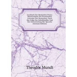   Der Entwickelung Der Sprache (German Edition) Theodor Mundt Books