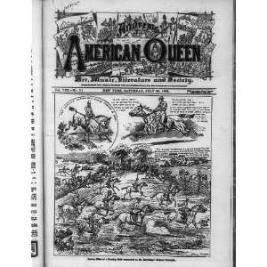   Queen,Hunting field,Muybridges principles,1882,horses
