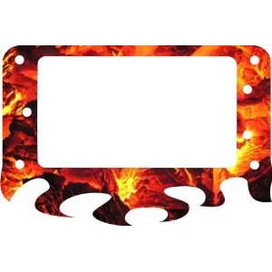  Fire Embers Graphical Gretsch Flame Humbucker Surround 
