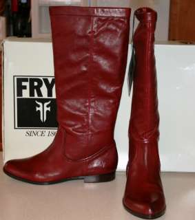 WOMANS~FRYE~CINDY SLOUCH BOOT~8.5~NIB~RUSTIC RED~  
