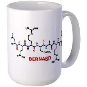  Bernard name molecule Humor Large Mug by  