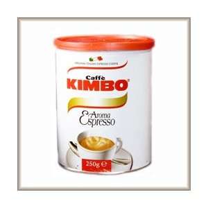 Caffe Kimbo Aroma Espresso White Can Grocery & Gourmet Food