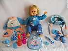 Cicciobello Luv N Care Baby Doll BIG LOT Extra Clothes Highchair Shoes 