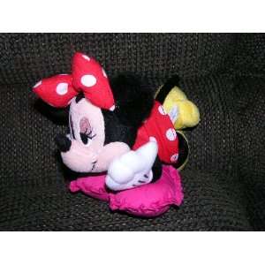  Disney Plush 8 Minnie Mouse on Pink Pillow Doll by Sega 