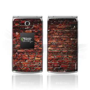  Design Skins for Samsung E210   Old Wall Design Folie 