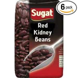 Sugat Red Kidney Beans, 1.1 pounds (Pack of 6)  Grocery 