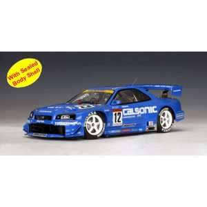  2002 Nissan Skyline GT R R34 JGTC #12 Calsonic 1/18 Toys & Games