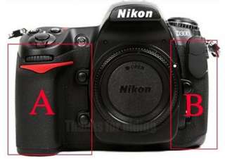 pieces Replacement grip rubber unit part for Nikon D300 DSLR digita 