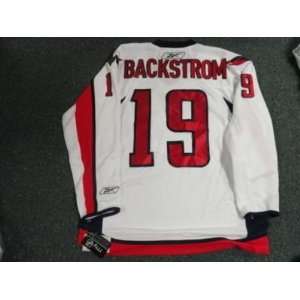 Signed Nicklas Backstrom Jersey   Rbk   Autographed NHL Jerseys 