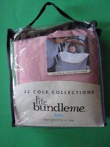 JJ Cole BUNDLE ME Lite Light Petal Pink Carrier Cover  