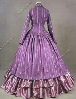 Renaissance Gothic Lolita Cotton Blend Satin Dress Ball Gown 175 XL 