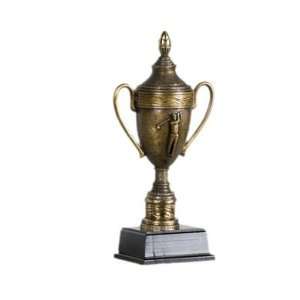  Golf Brass Finish Trophy Cup, 13 inches H (L)