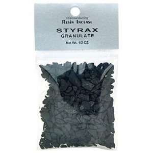 Styrax Granulate   1/2 Ounce Bag   Charcoal Burning Premium Natural 