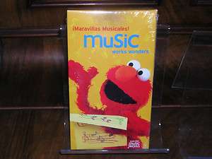 Sesame Street Music Works Wonders Maravillas Musicales VHS NEW (10 