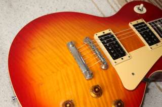 80s Burny Super Grade Standard Les Paul Flamed Sunburst Guitar MIJ 