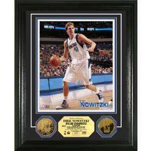  Dallas Mavericks Dirk Nowitzki 24KT Gold Coin Photomint 