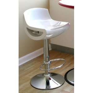  Delta Bar Stool in White Wholesale Interiors   A197