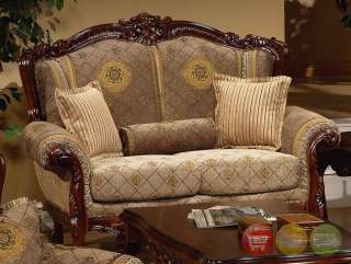   Luxury Sofa & Love Seat Traditional Style Living Room Set HD 94  