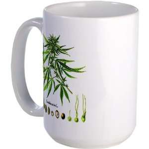 Cannabis Sativa L. Hobbies Large Mug by 