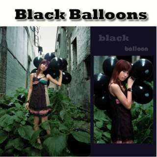 20pcs 10 Helium Latex Silver Light Black Balloons Wedding Party 