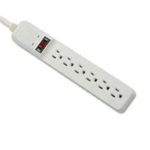Basic Home/Office 6 Outlet Surge Protector with 15 ft. Power Cord   6 