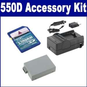 Canon EOS 550D Digital Camera Accessory Kit includes 