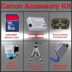  Canon T3i 600D & T2i 550D Digital SLR Camera Accessory Kit 