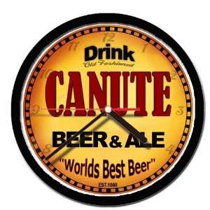  CANUTE beer and ale cerveza wall clock 