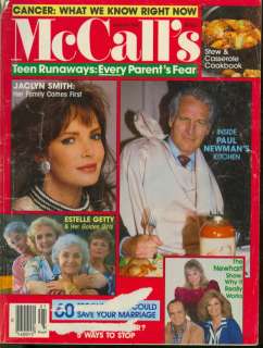1988 McCalls Magazine Paul Newman/Jaclyn Smith  