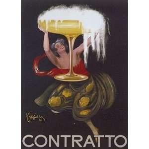  Contratto Finest LAMINATED Print Leonetto Cappiello 5x7 