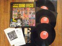 133 AUTHENTIC SOUND EFFECTS Elektra Records 3 LP stereo vinyl BOX SET 