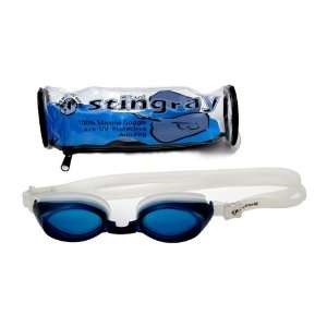  Stingray Swimming Goggles (White)