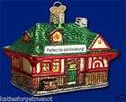 TRAIN STATION OLD WORLD CHRISTMAS GLASS ORNAMENT 20049