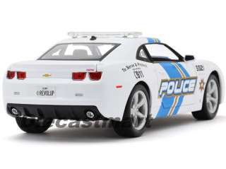   18 2010 CHEVY CAMARO SS RS DIECAST POLICE CAR BRAND NEW WHITE  