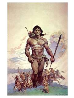 Frank Frazetta Tarzan Canvas Art 1