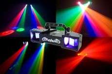 Chauvet Mayhem 7 Channel DMX DJ/Club Dual Rotating LED Scanner Light 