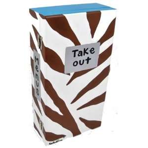  Mini Chocolate Zebra Take Out Menu Box
