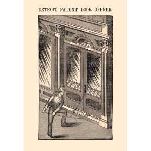  Detroit Patent Door Opener 44X66 Canvas