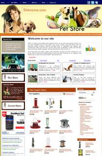 Profitable money making Pets Information  Store Website for sale 