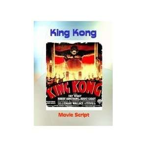  Classic Horror KING KONG (1932) Movie Script   Great Read 